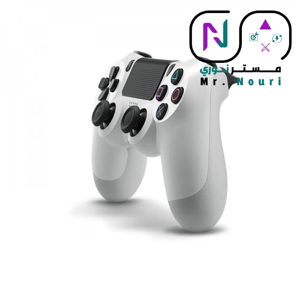 يد تحكم بلايستيشن 4 أصلية (DualShock 4) ابيض – إصدار الوكيل المعتمد - صورة 2