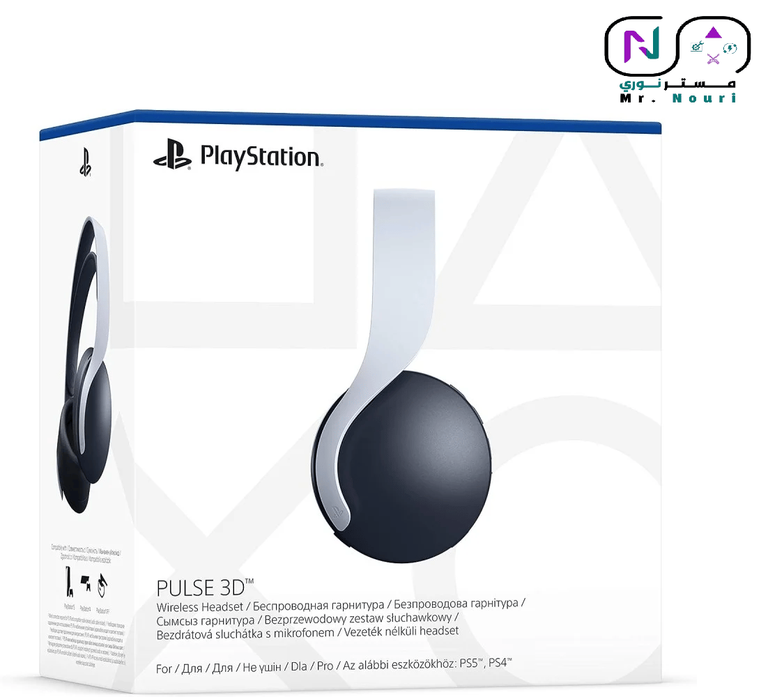 سماعة سوني PULSE 3D اللاسلكية الرسمية من شركه سوني الاصلي لجهاز -بلايستيشن PS4-PS5 / البي سي PC - صورة 3