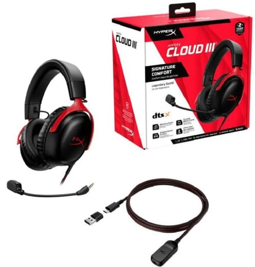 سماعة الألعاب اللاسلكية HyperX Cloud III Wireless (بطارية حتى 120 ساعة) - صورة 1