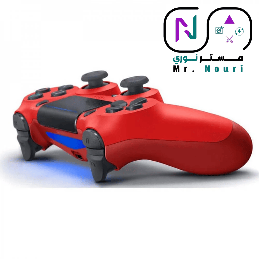 يد تحكم بلايستيشن 4 أصلية (DualShock 4) احمر  – إصدار الوكيل المعتمد - صورة 3