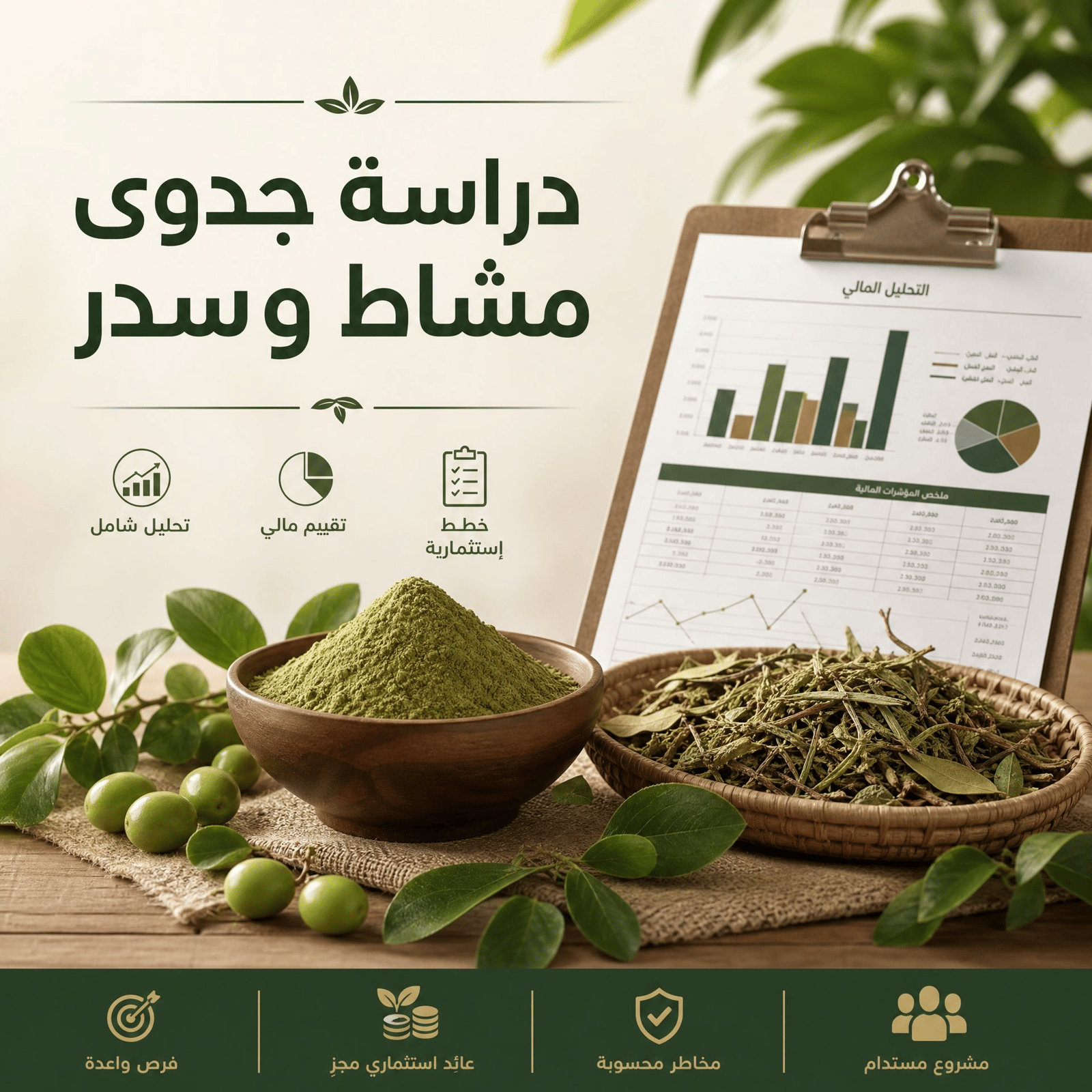 دراسة جدوى مشاط و سدر - صورة 1