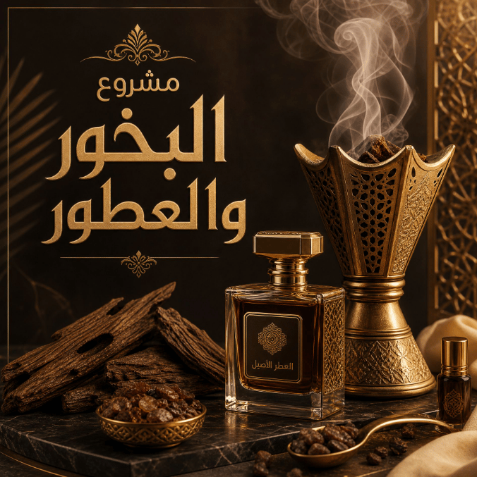 مشروع البخور والعطور - صورة 1