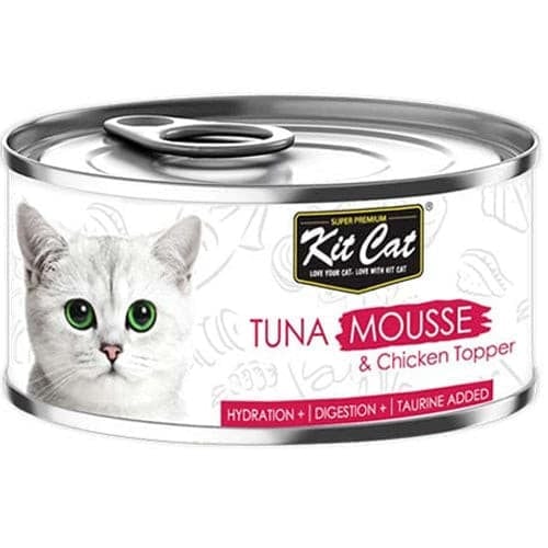 Kit Cat Tuna & Chicken Wet Cat Food 80g - Image 1