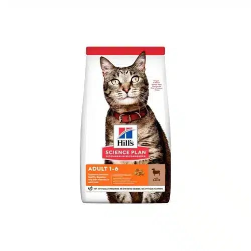 طعام جاف hills للقطط البالغة (لحم الضأن) 1.5 كجم - صورة 1
