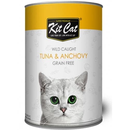 Kit Cat Wet Food Wild Caught Tuna and Anchovy 400 g - Image 1