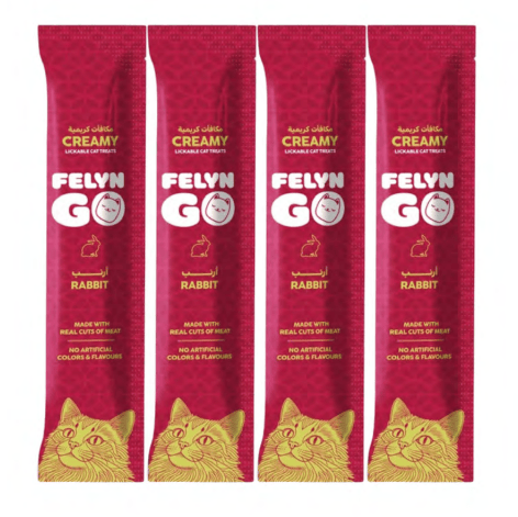 Felyn Go Creamy Lickable Cat Treats Rabbit - Image 1