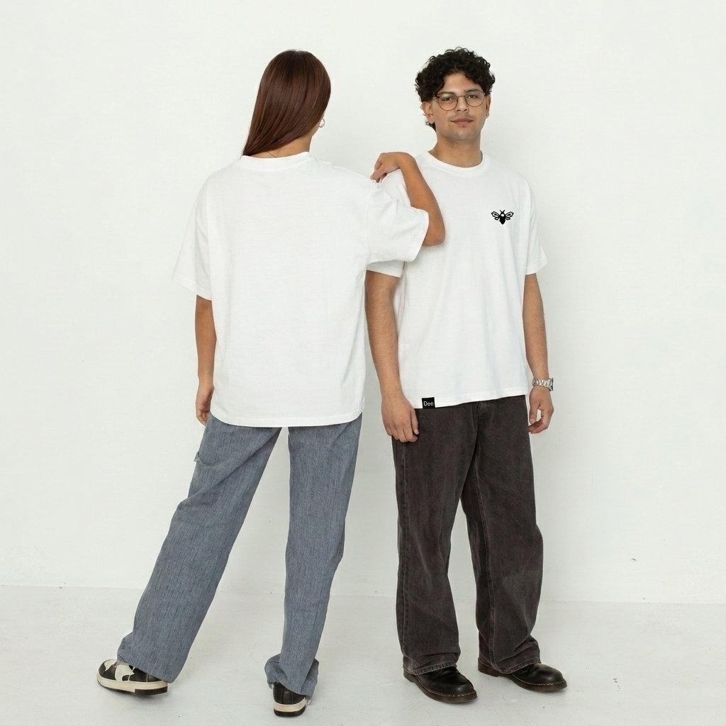 ‏White T-Shirt - صورة 2