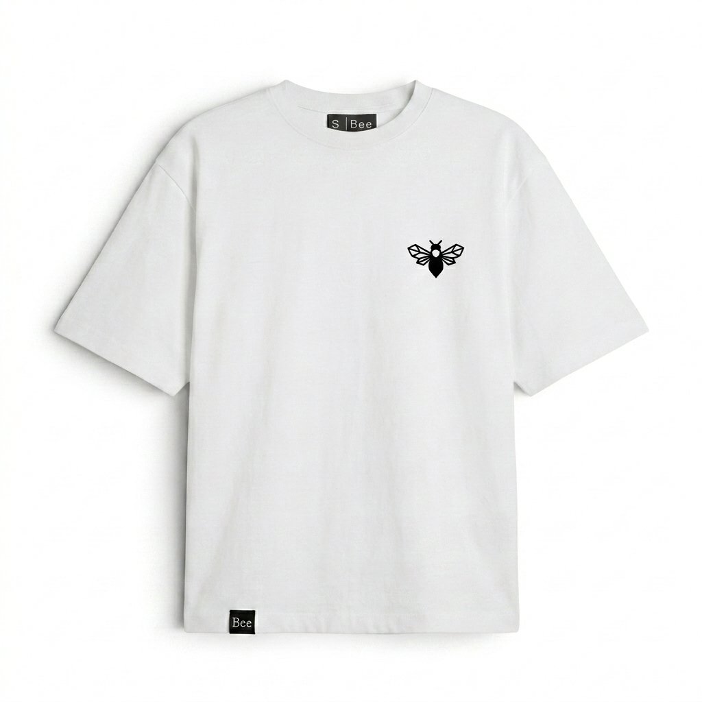 ‏White T-Shirt - صورة 1