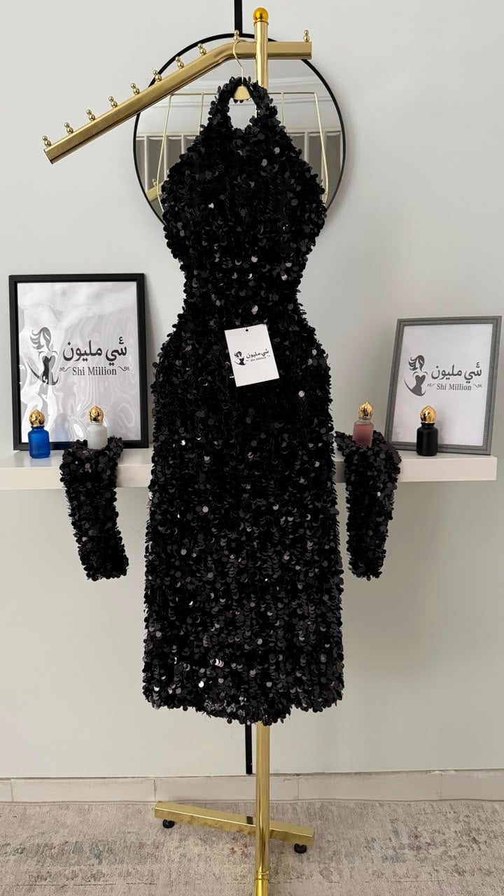 فستان سهرة ليلة الألماس الأسود - صورة 1