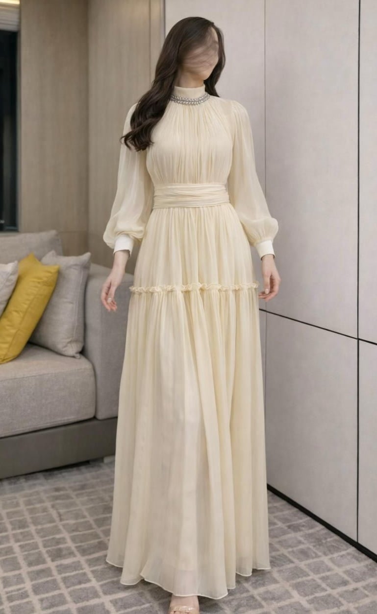 فستان ناعم راقي - صورة 1