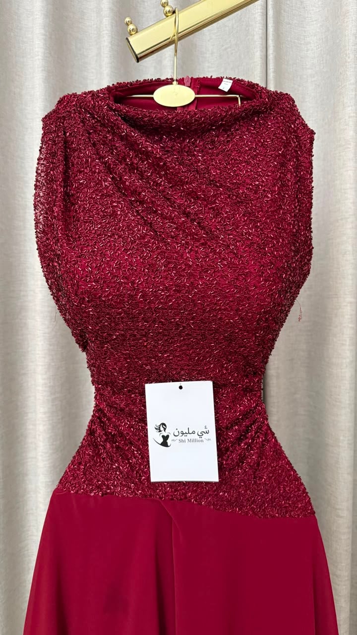 فستان سهرة سحر العنابي - صورة 2