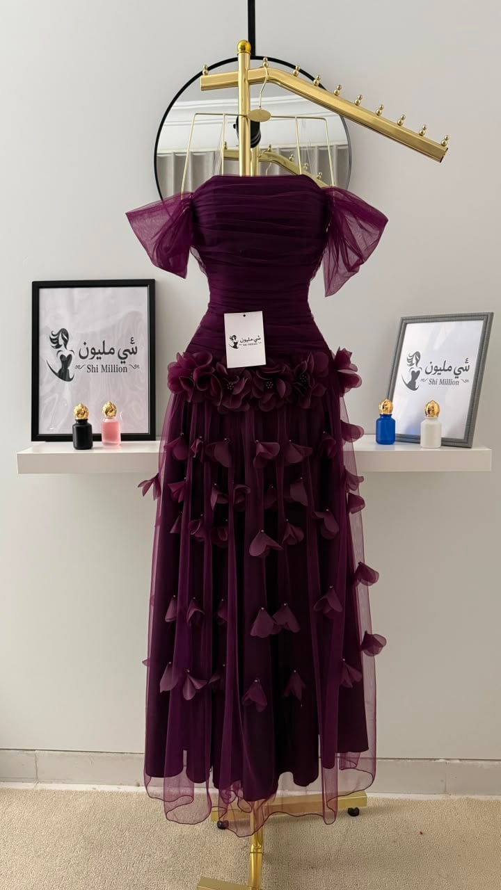 فستان سهرة رونق الأوركيد - صورة 1