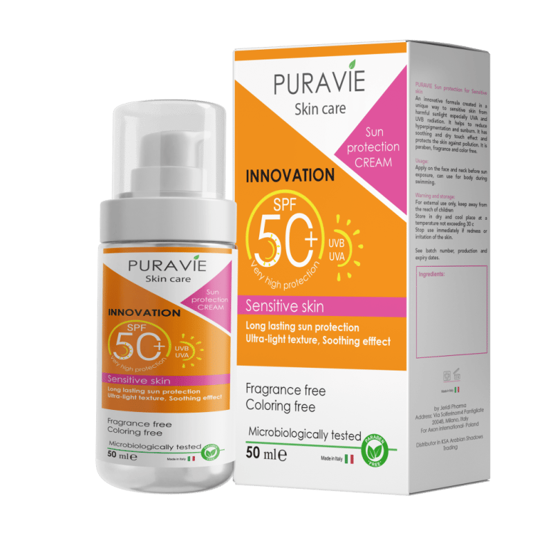 PURAVIE SUNSCREEN sensitive skin 50 ml - Image 2