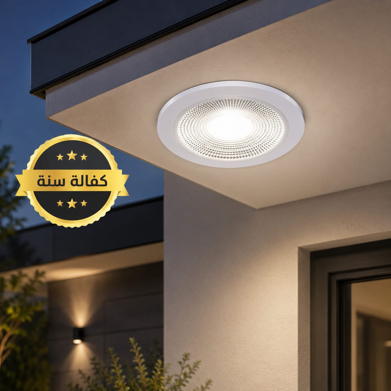 وحدة اضاءة سقفية LED COB LIGHT شفاف خارج الديكور القياس 20 سم القوة 30 واط كفالة سنة - صورة 2