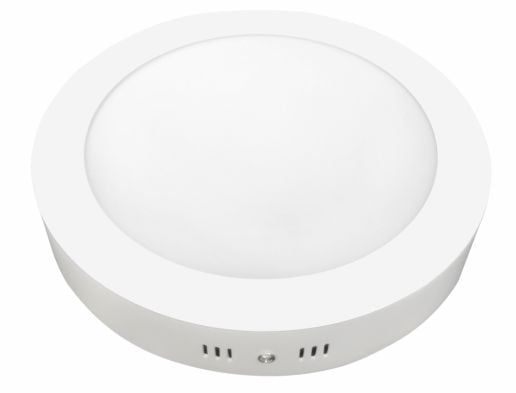 وحدة اضاءة سقفية LED خارج الديكور PANEL LIGHT مغبش مدور 30 سم 30 وات كفالة سنتين - صورة 1