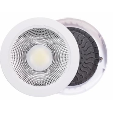وحدة اضاءة سقفية LED COB LIGHT شفاف خارج الديكور القياس 20 سم القوة 30 واط كفالة سنة - صورة 1