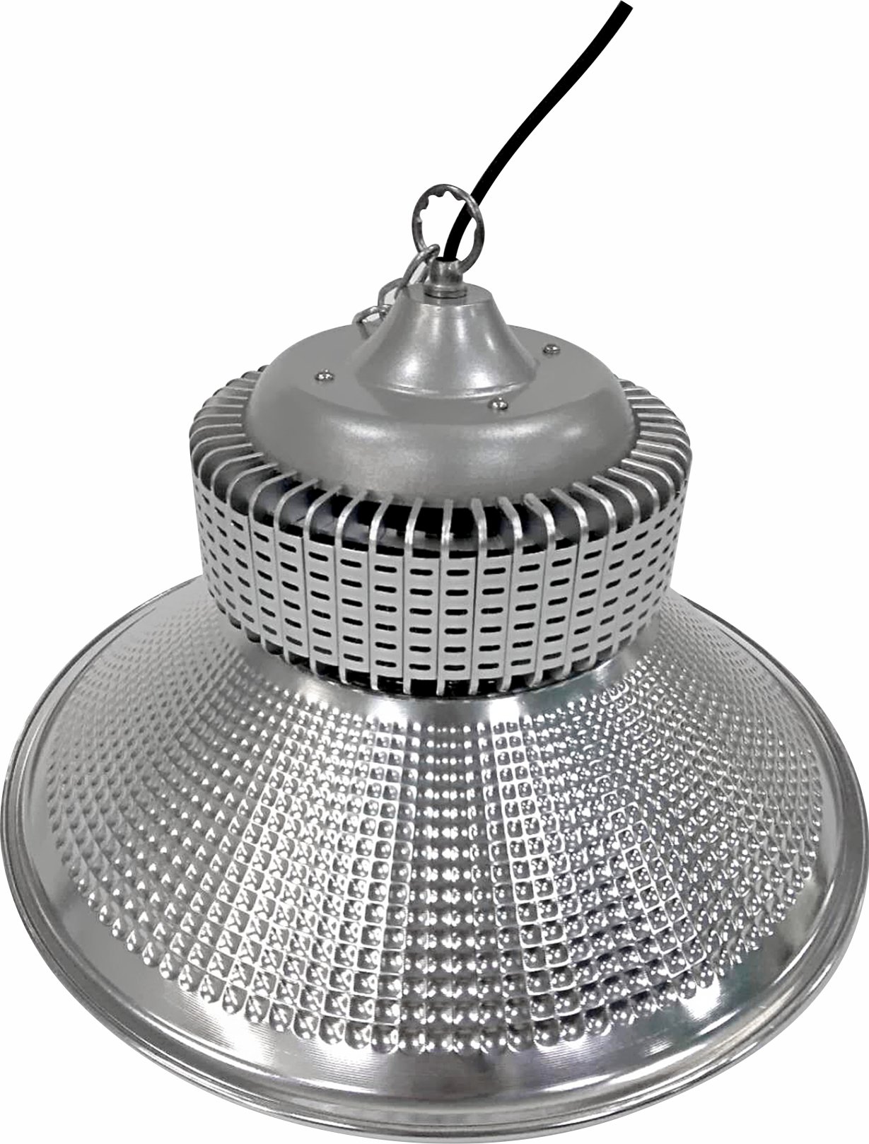 اضاءة HIGH BAY LED نوع عادي المونيوم مع طاسة كفالة سنة 200W اصفر - صورة 1