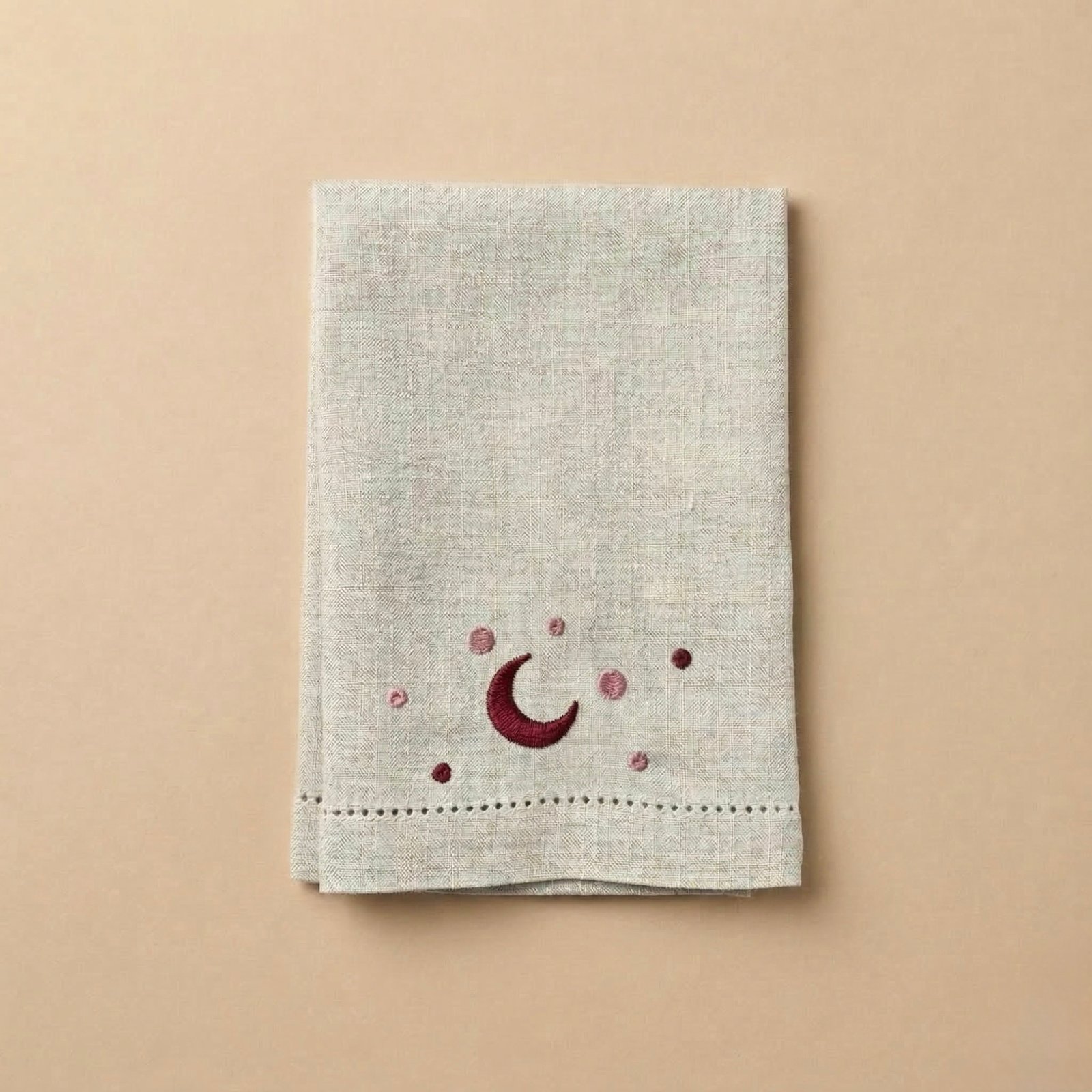 CRESCENT MOON BEIGE NAPKINS (SET OF 4) - Image 1