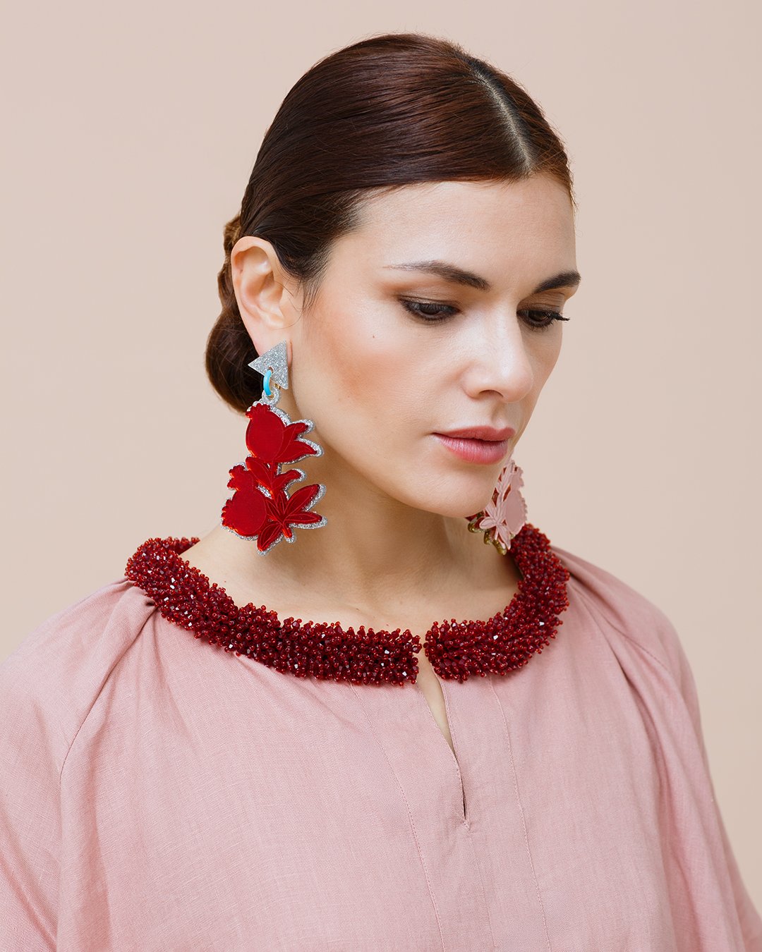 POMEGRANATE LARGE EARRINGS 10 - Image 2