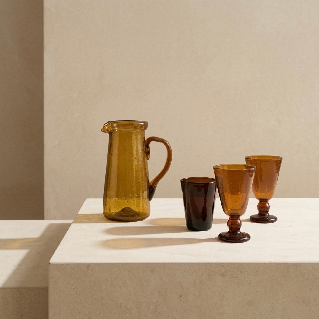 WATER GLASS AMBER - Image 2