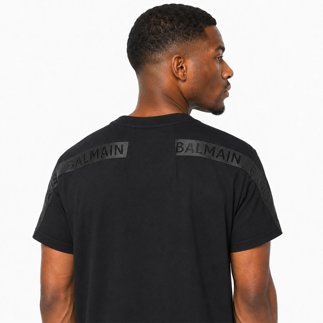 Tshirt Black Balmain - Image 4