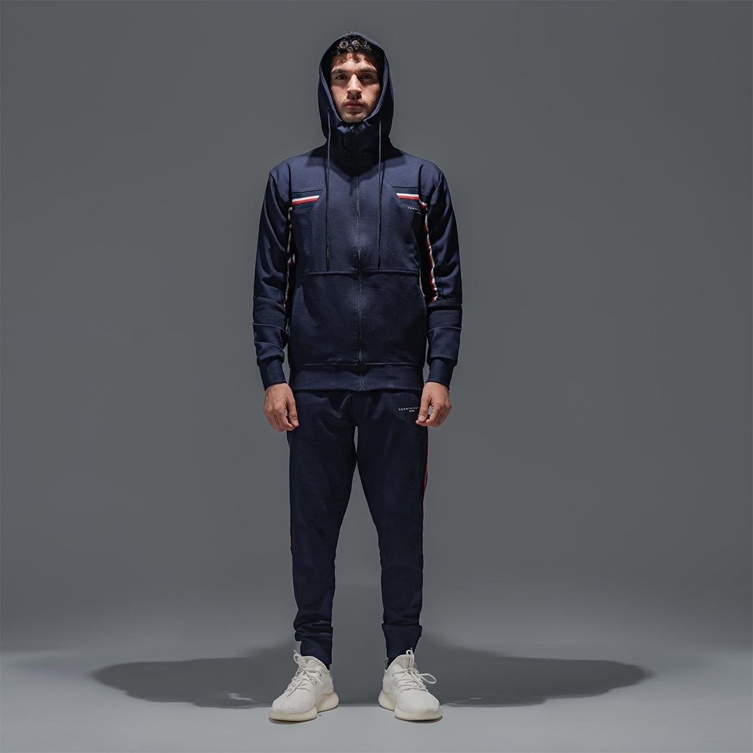 Tracksuit Tommy Line Hoodie - Image 1