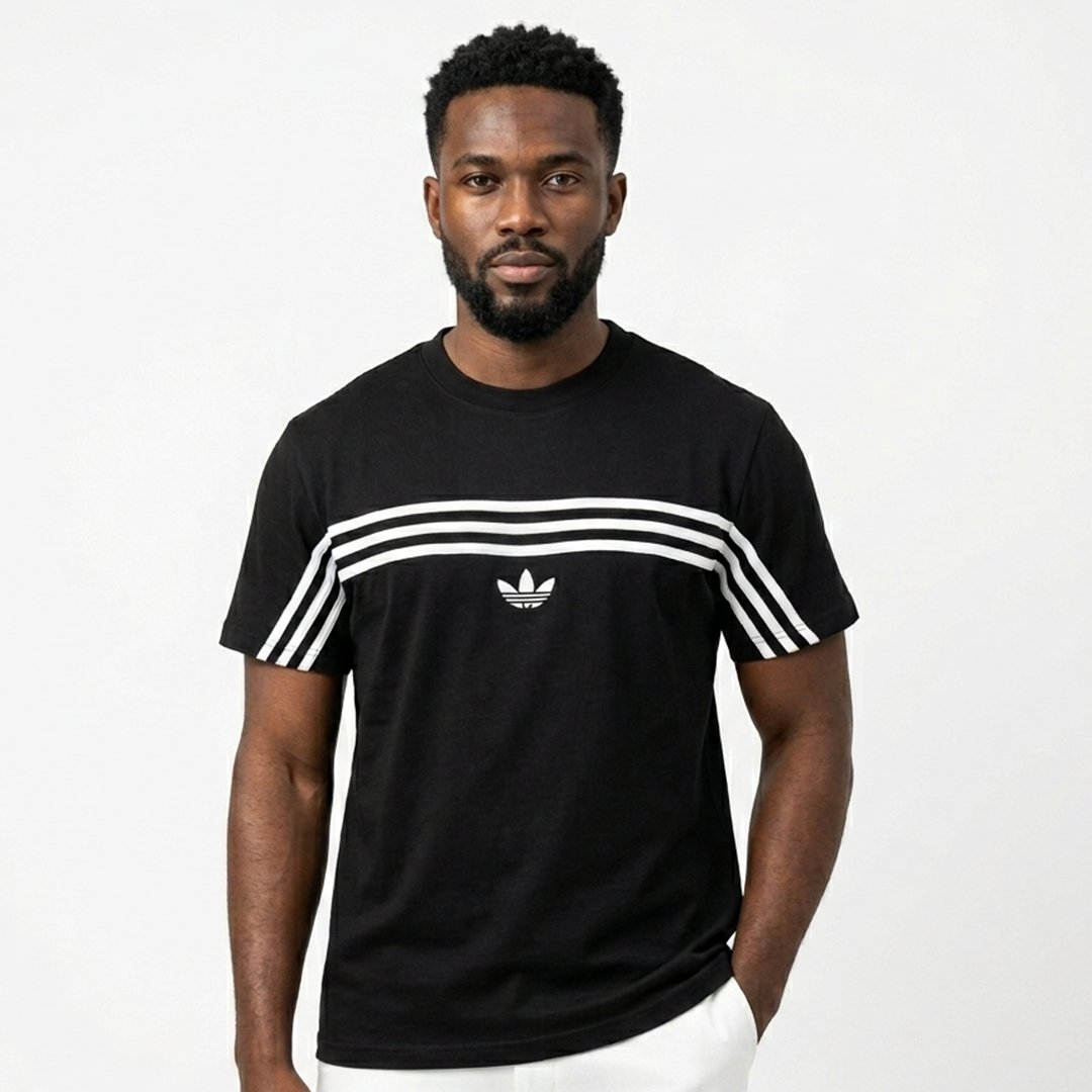 tshirt adidas 3 lines - Image 1