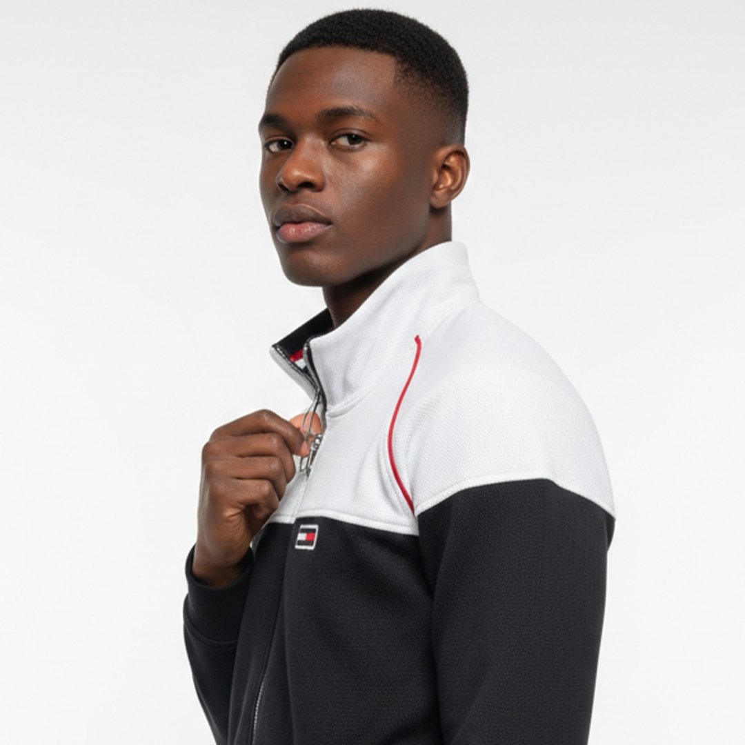Jacket American Piqi Tommy Roglam beyi - Image 4