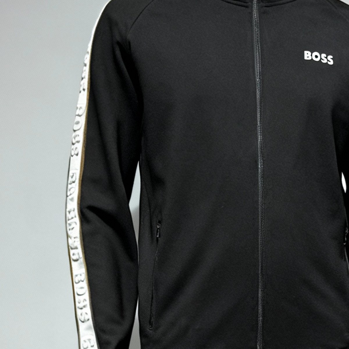 Swetshirt Boss bej hoodie - Image 2