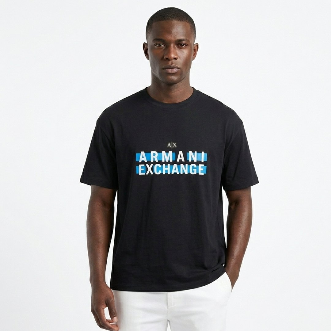 Tshirt Ax Blue Print - Image 2