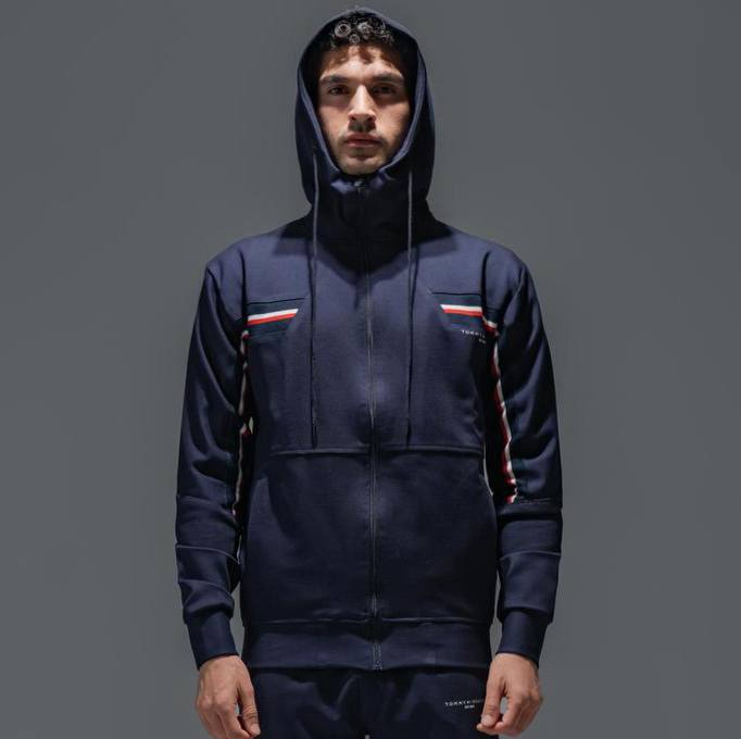 سويت شيرت tommy line hoodie - صورة 2
