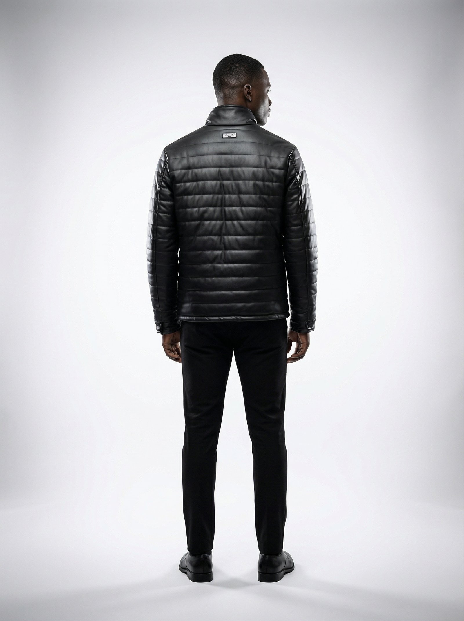 جاكيت جلد Balmain Circle badge - صورة 6