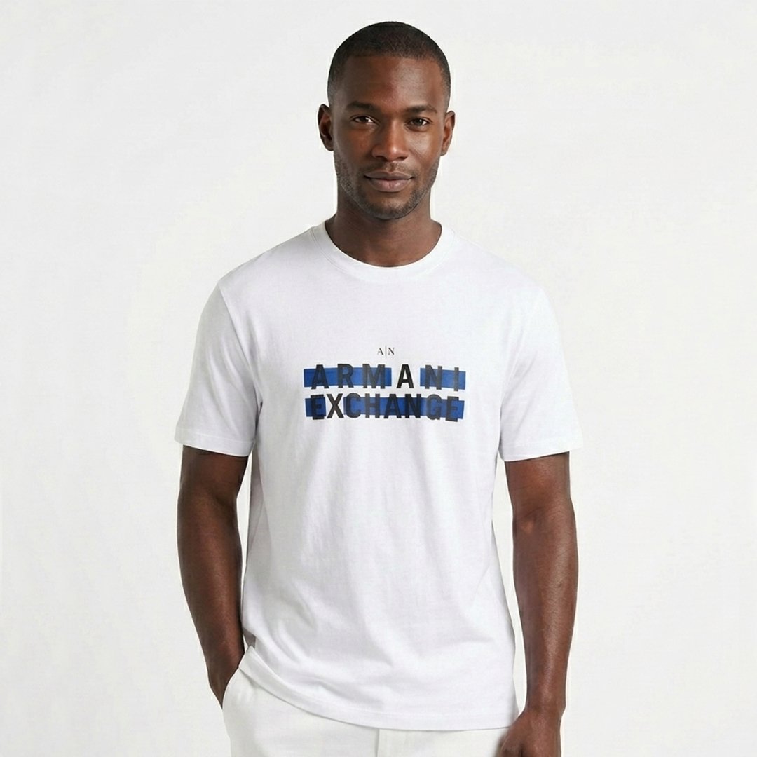 Tshirt Ax Blue Print - Image 1