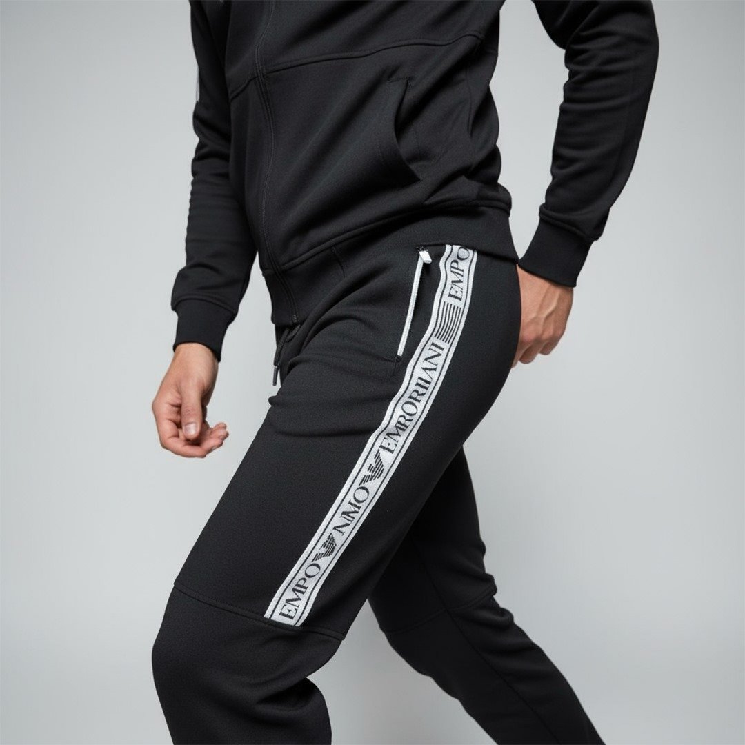 Tracksuit Ea7 sheret abyad Hoodie - Image 3