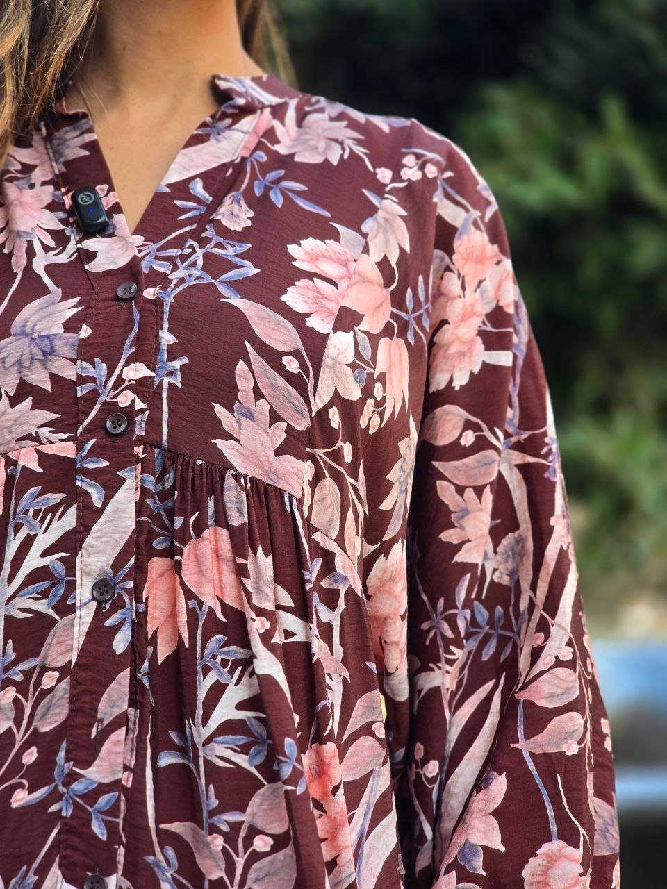 Brown floral dress  - Image 4