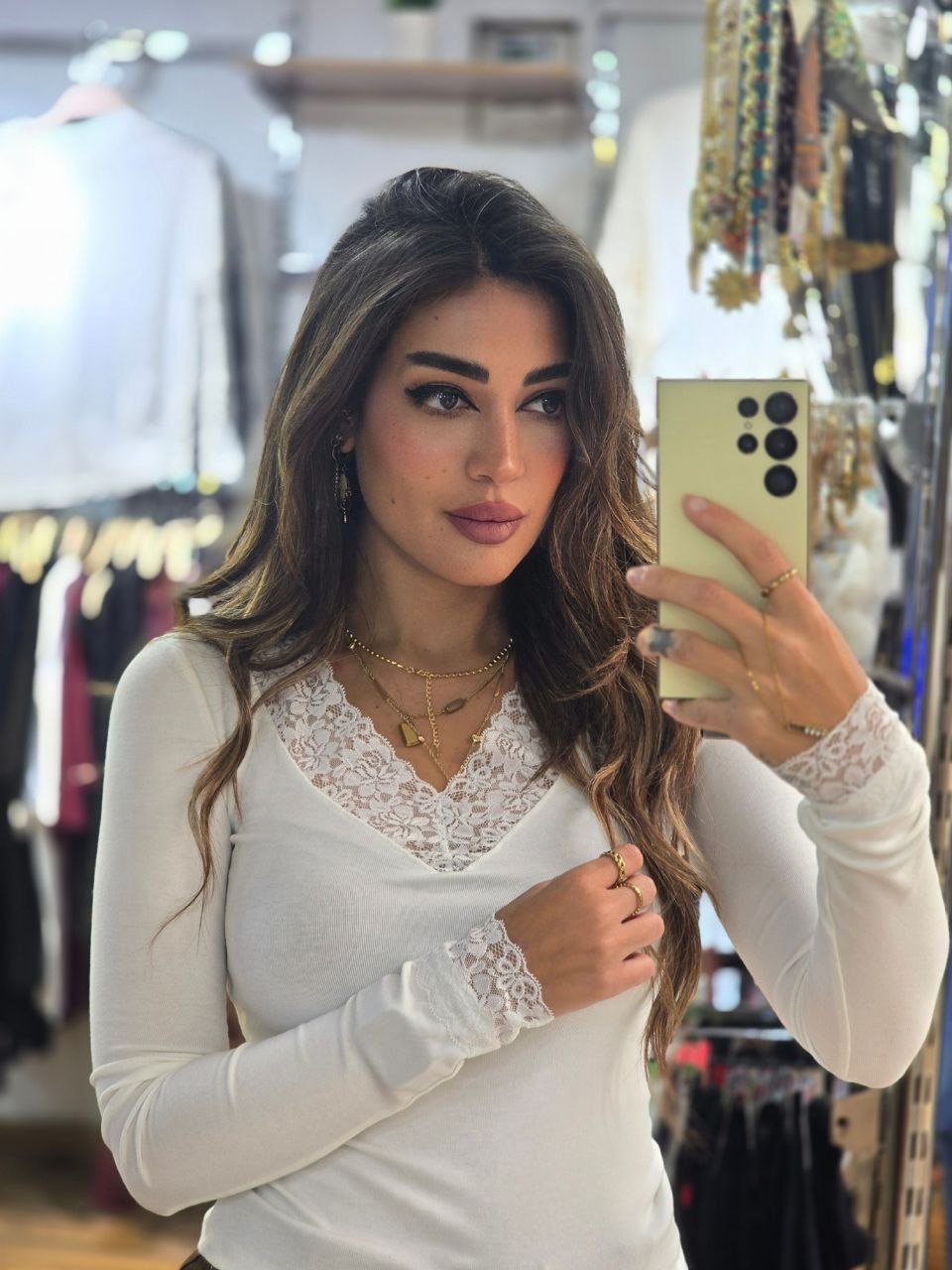 V Lace Top - Image 3
