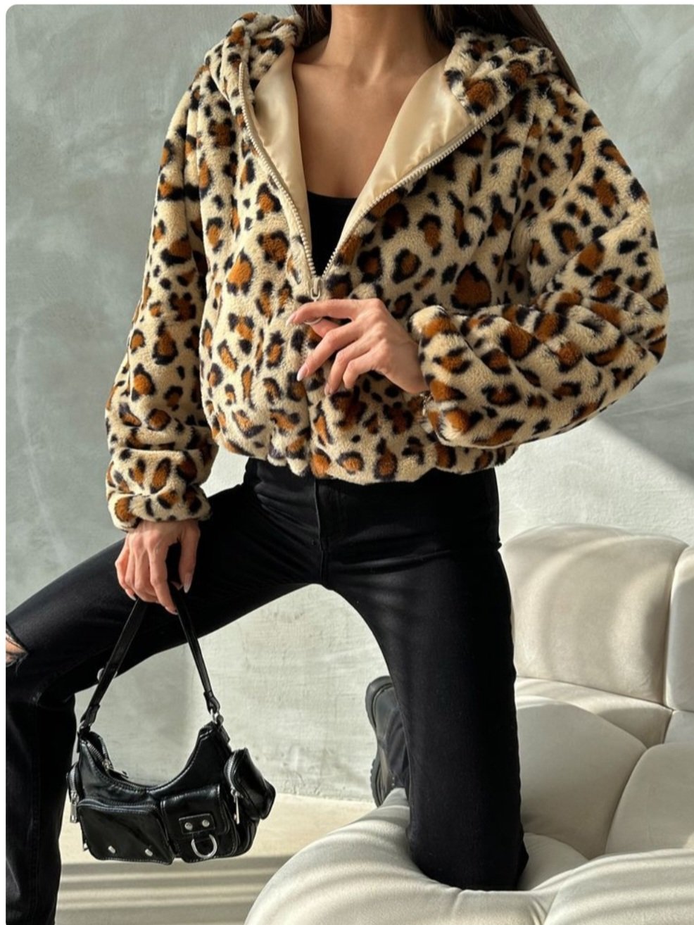 Leopard Fur Jacket  - Image 3