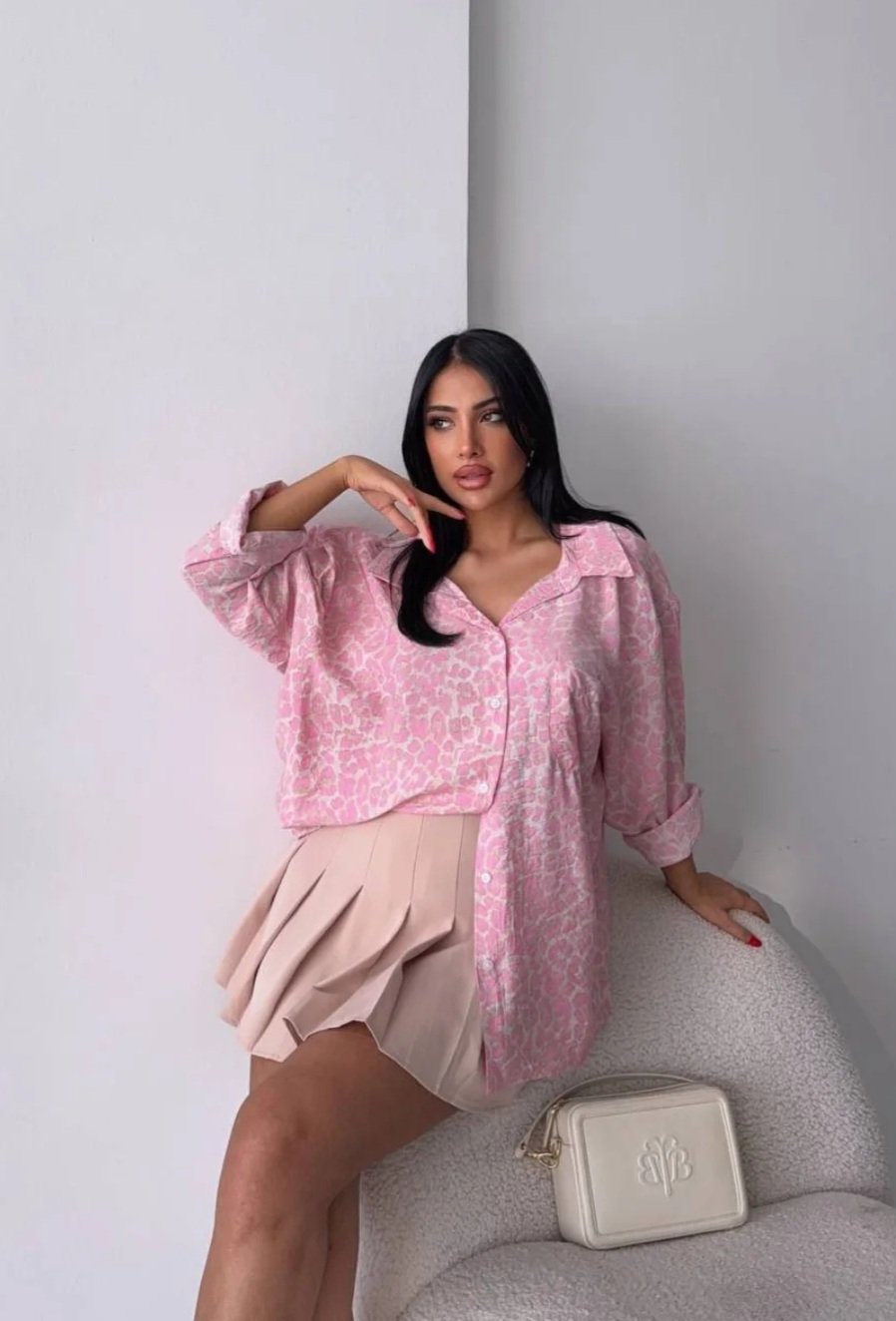 Pink leopard shirt - Image 3