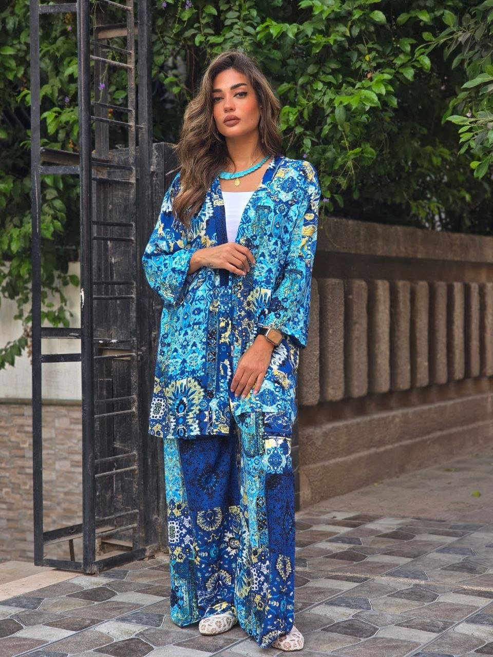 Blue boho set - صورة 2