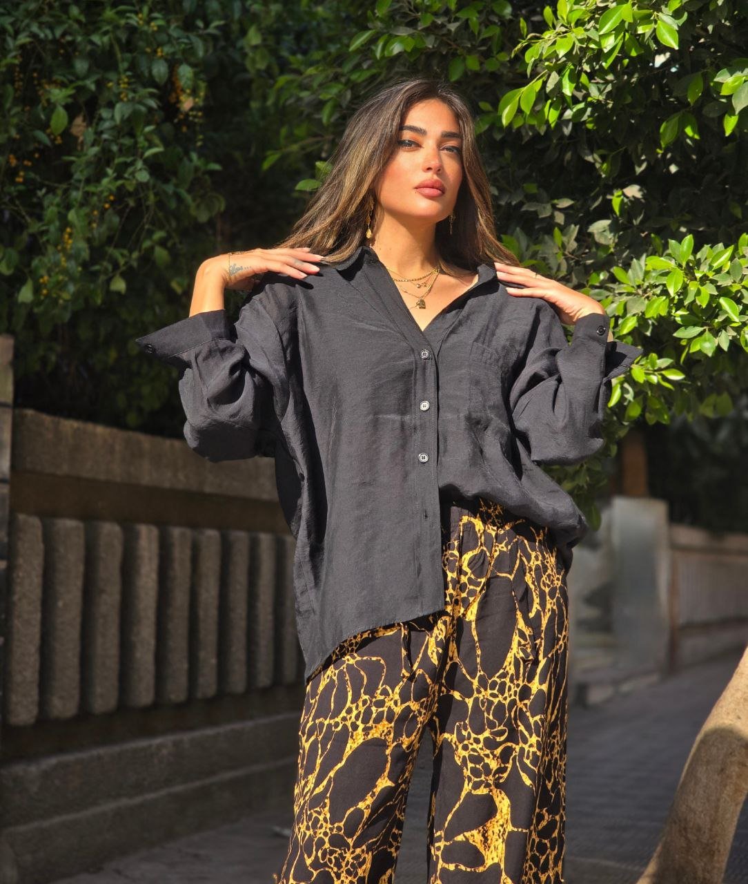 Black Linen Shirts - Image 3