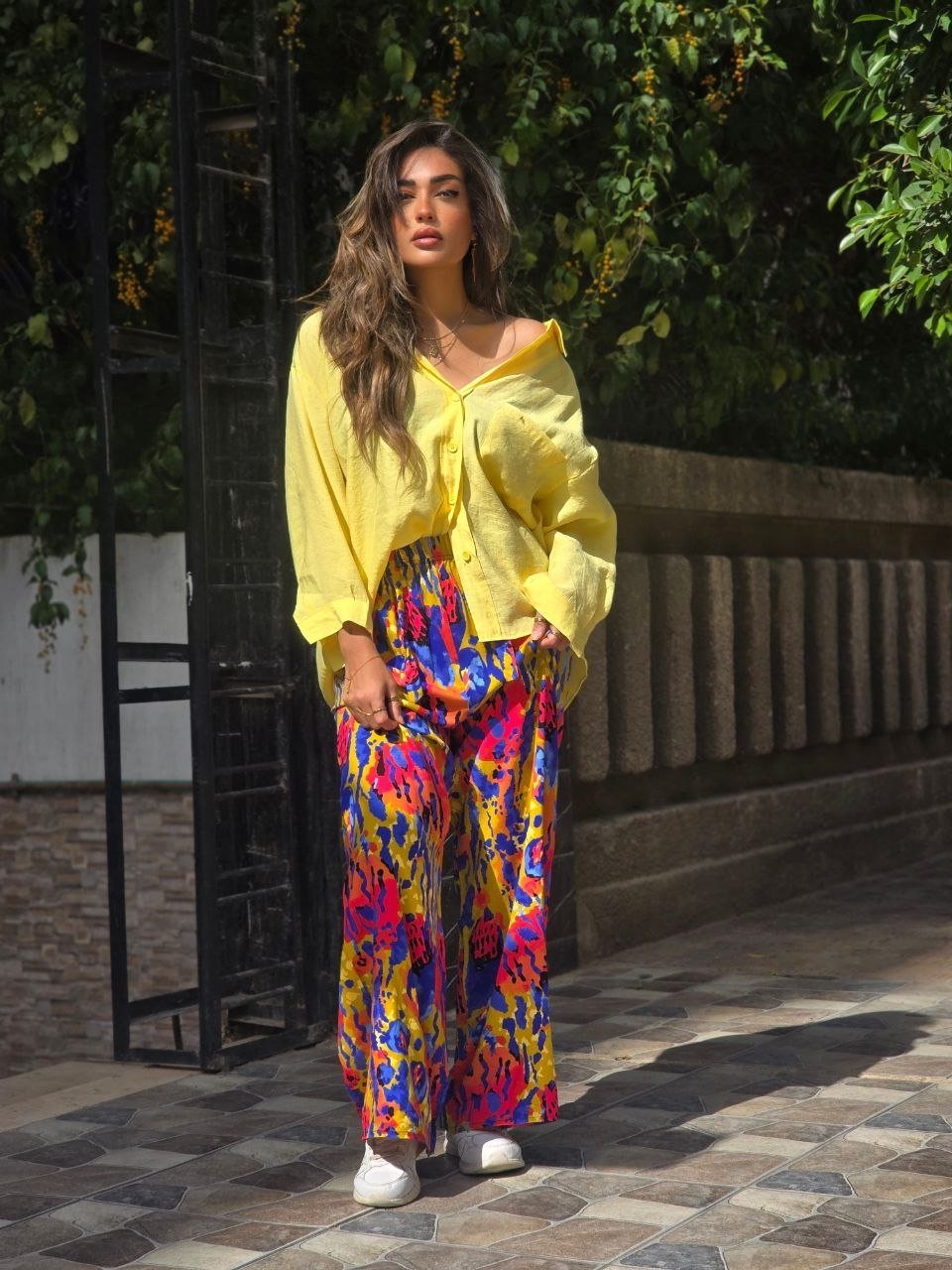 Multicolour pattern pants  - Image 2