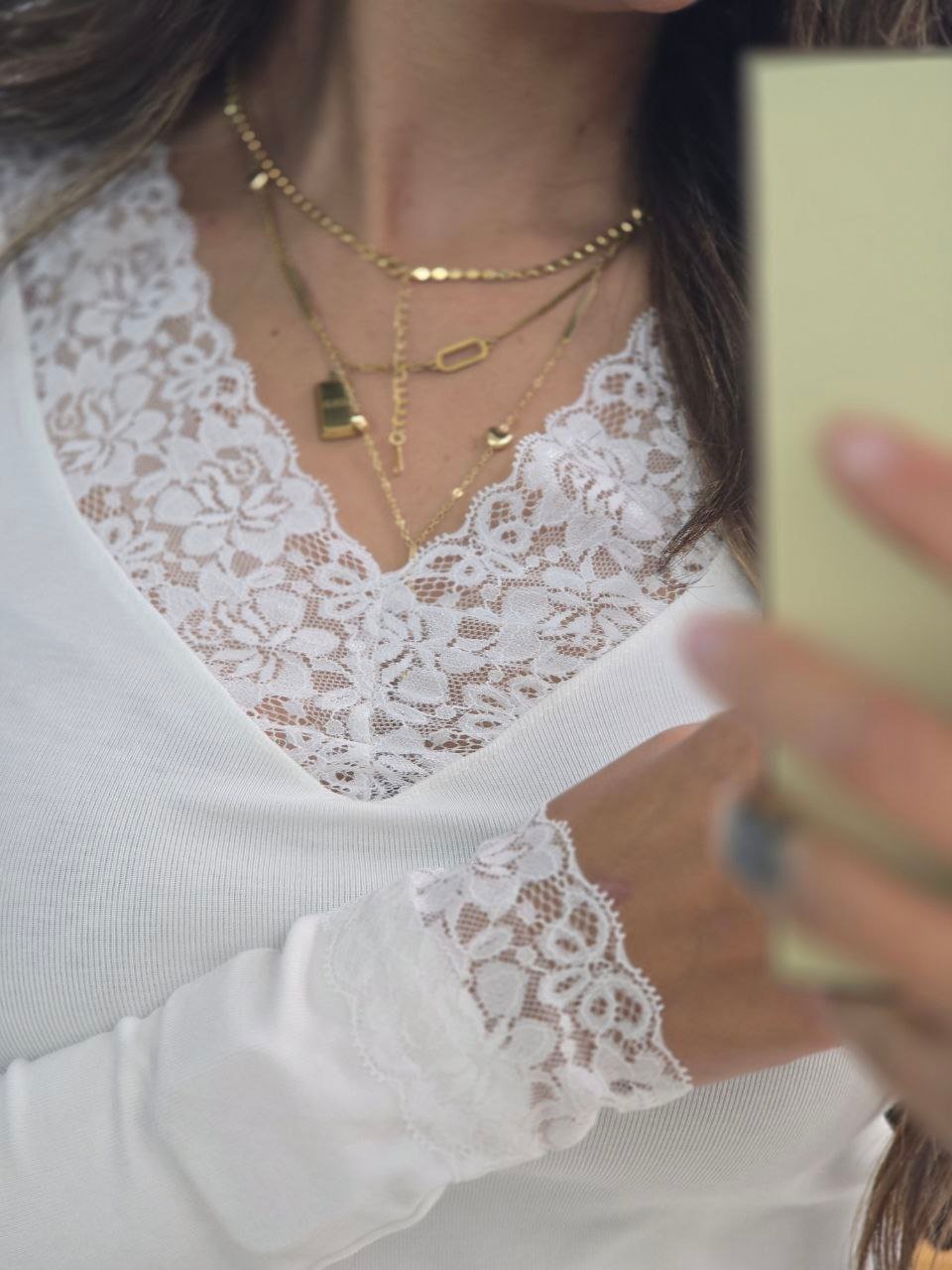 V Lace Top - Image 5