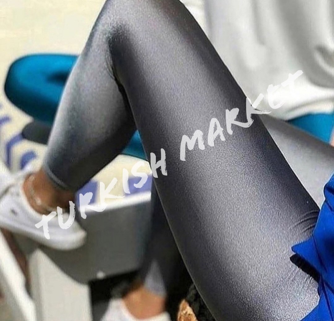 Fume grey metallic legging  - Image 1
