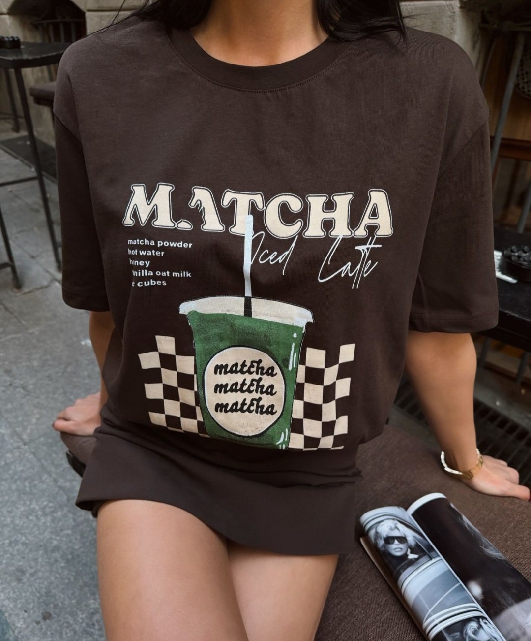 Brown Matcha tshirt 🍵 - Image 3