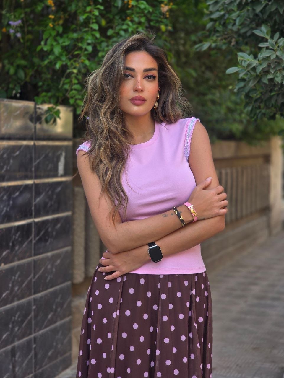 Pink tank top  - صورة 4