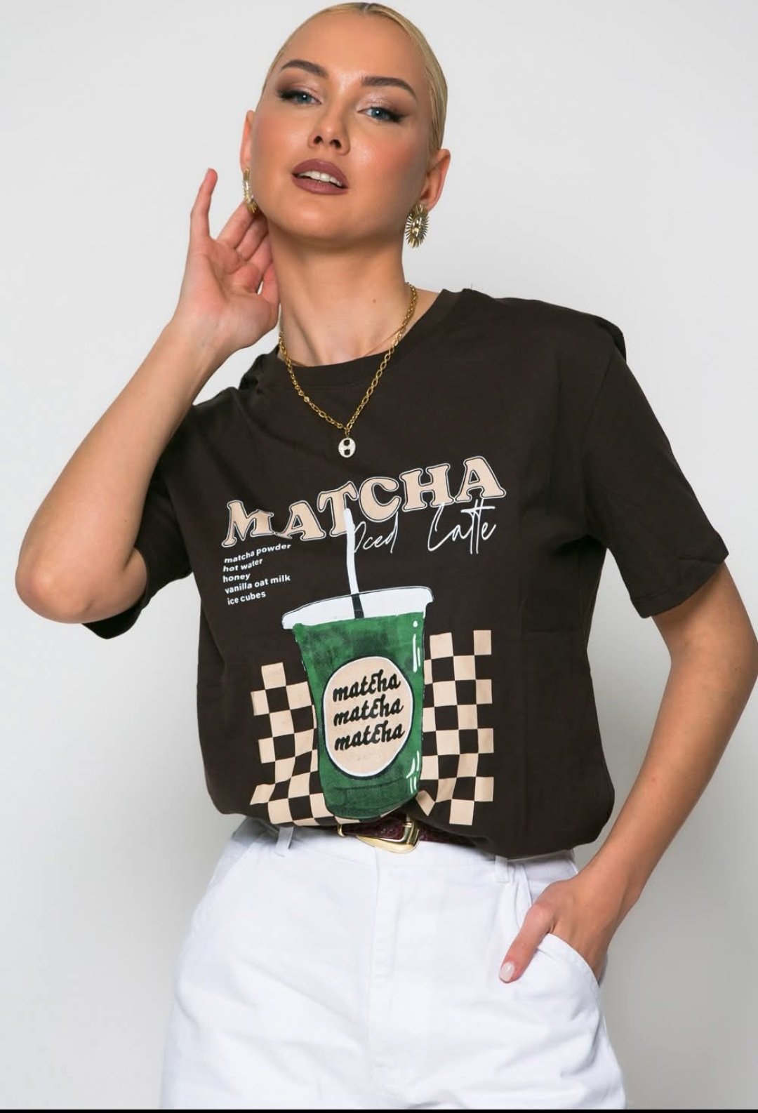 Brown Matcha tshirt 🍵 - Image 4