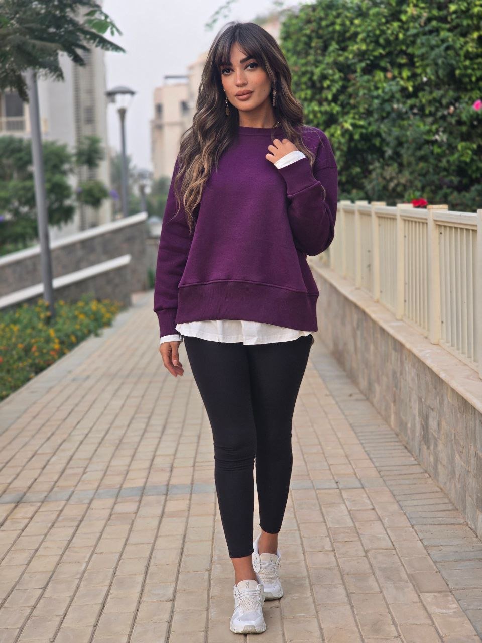 Grape royal fleeced sweater - Image 3