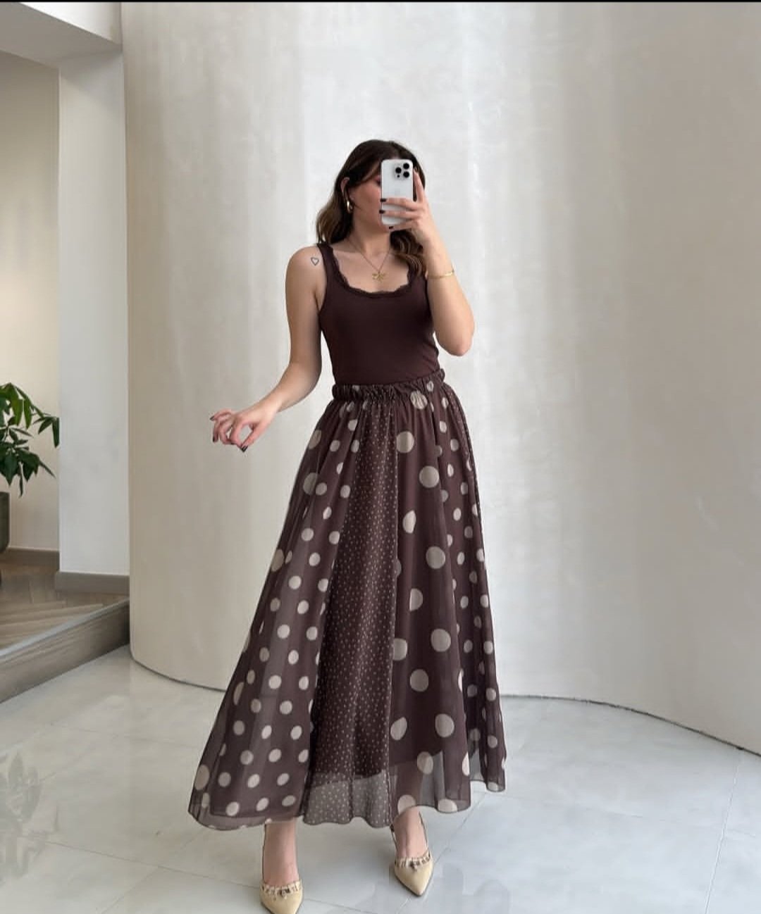 Polka skirt - صورة 2