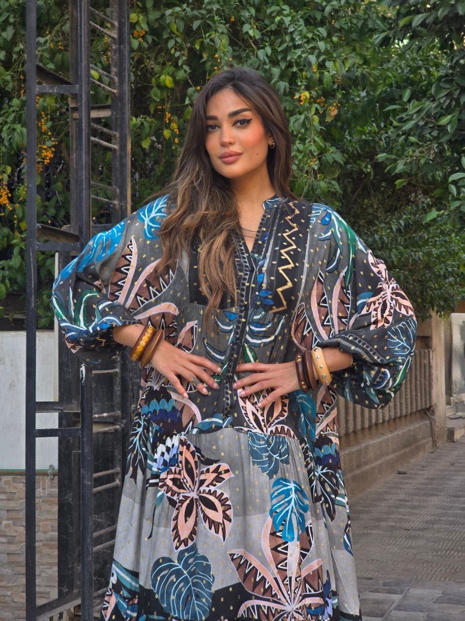 Grey Boho Dress  - Image 5