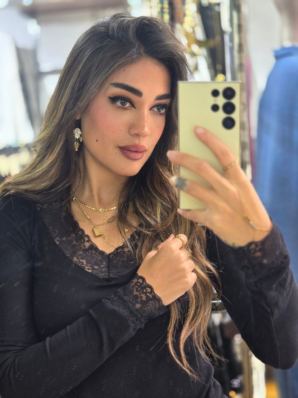 V Lace Top - Image 1